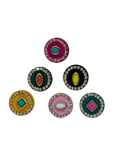 DEVYANI — Jewel Halo Set (6pc)