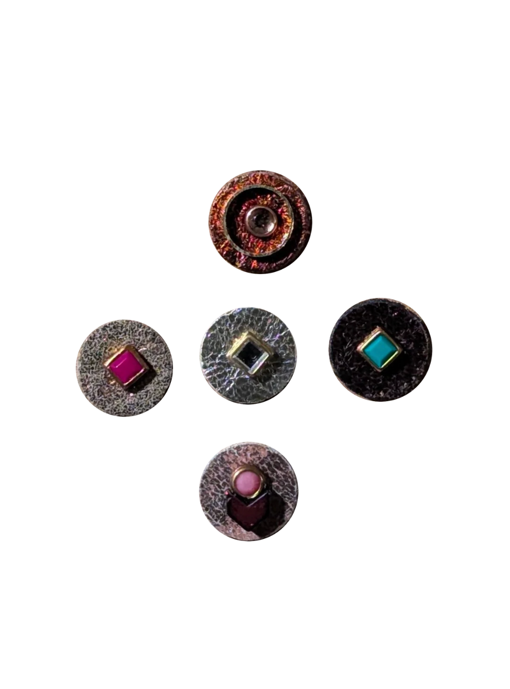 GAIA GLAM M — Eco-Luxe. ( 6-Piece Artisanal Bindi Set)