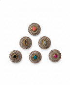 GAIA GLAM M — Eco-Luxe (12mm, 6-Piece Artisanal Bindi Set)