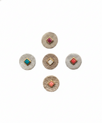 GAIA M (14mm, 5pc Artisanal Bindi Set)