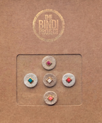 GAIA M (14mm, 5pc Artisanal Bindi Set)