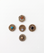 GAIA M (14mm, 5pc Artisanal Bindi Set)