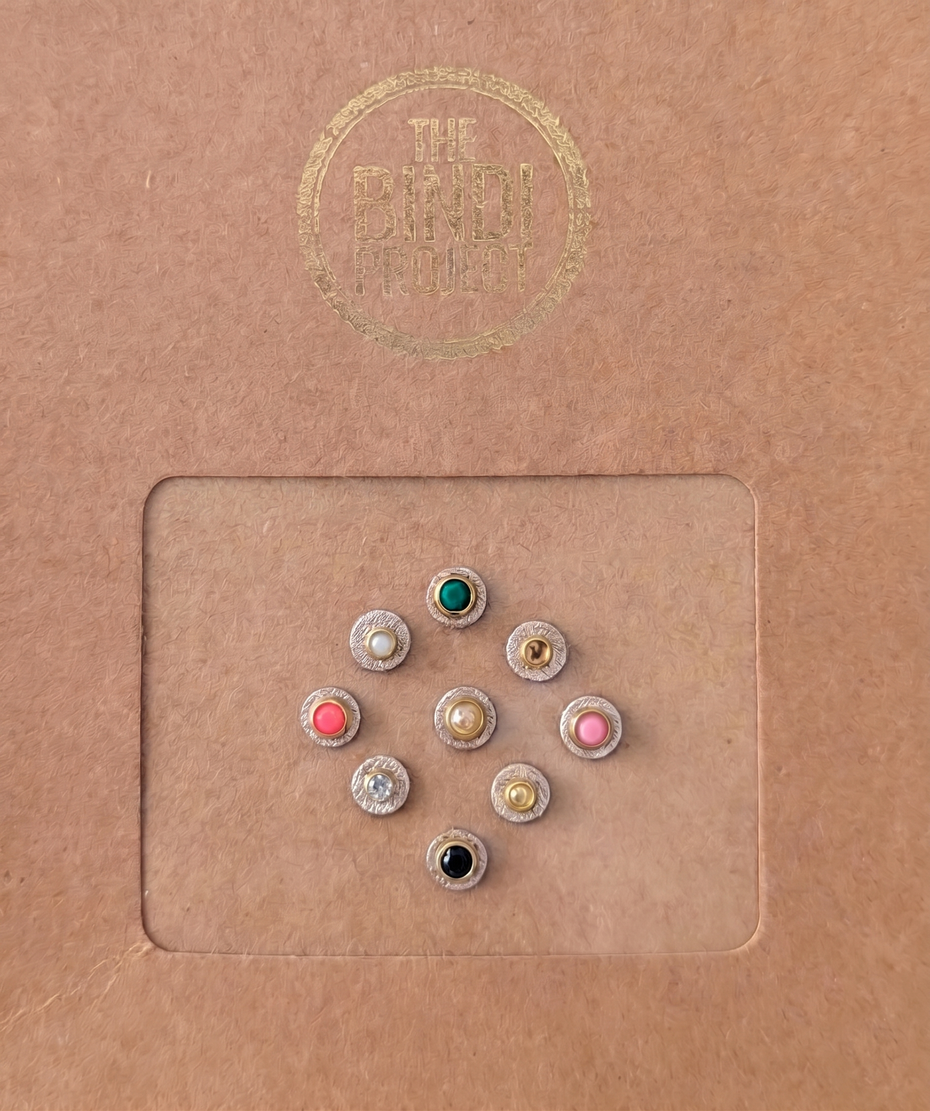 GAIA MINI (6-8mm, 9-Piece Artisanal Bindi Set)