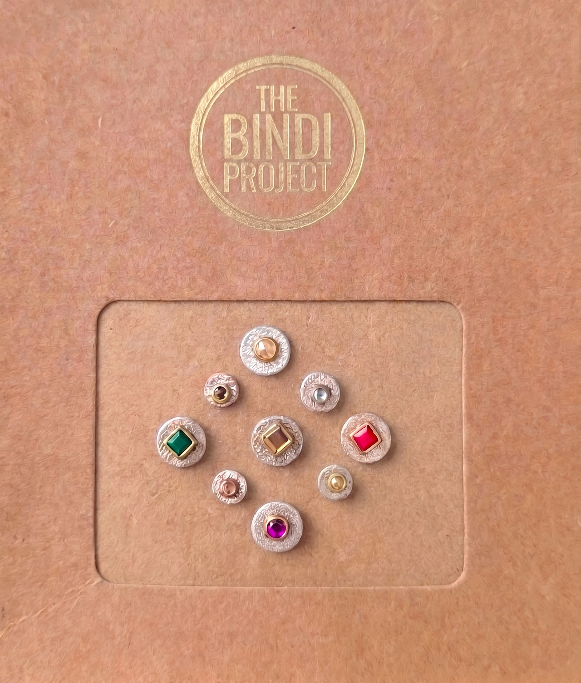GAIA MINI (6-8mm, 9-Piece Artisanal Bindi Set)
