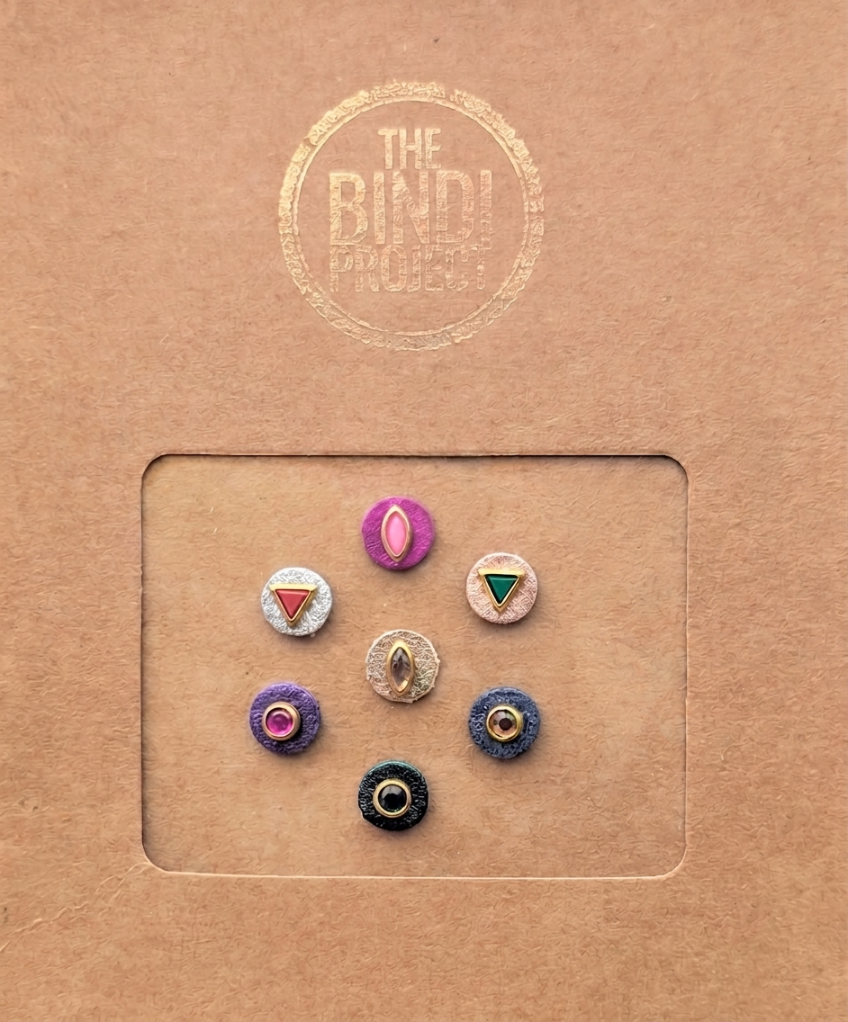 GAIA MINI (6-8mm, 9-Piece Artisanal Bindi Set)
