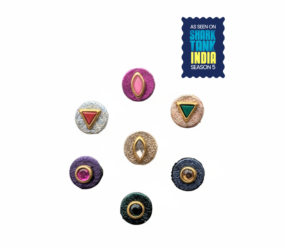 GAIA MINI (6-8mm, 9-Piece Artisanal Bindi Set)