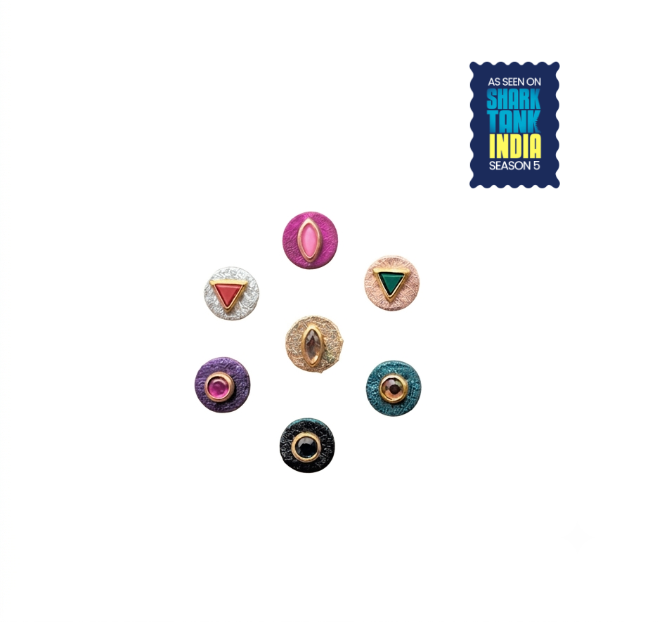 GAIA XS (8mm, 9-Piece Artisanal Bindi Set)