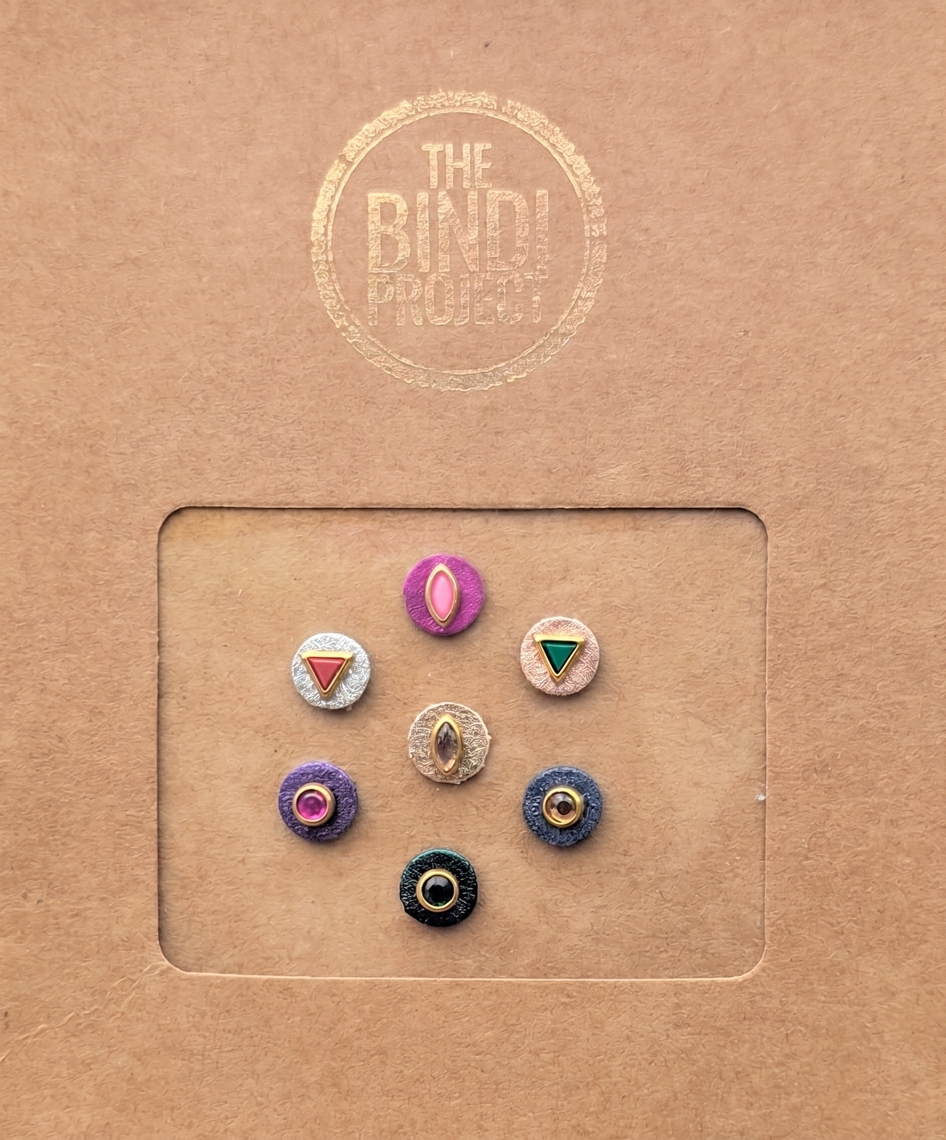 GAIA MINI (6-8mm, 9-Piece Artisanal Bindi Set)