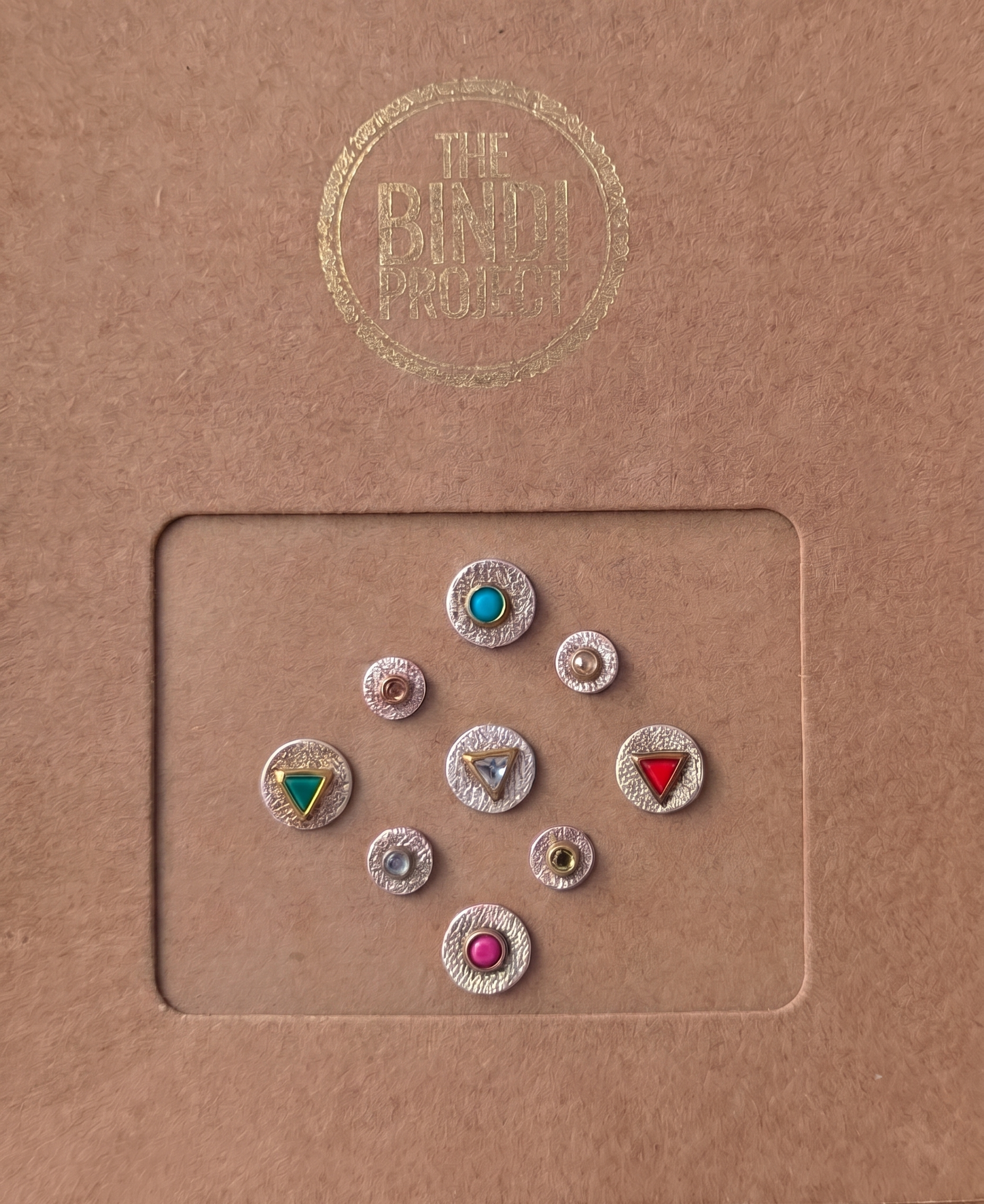 GAIA MINI (6-8mm, 9-Piece Artisanal Bindi Set)