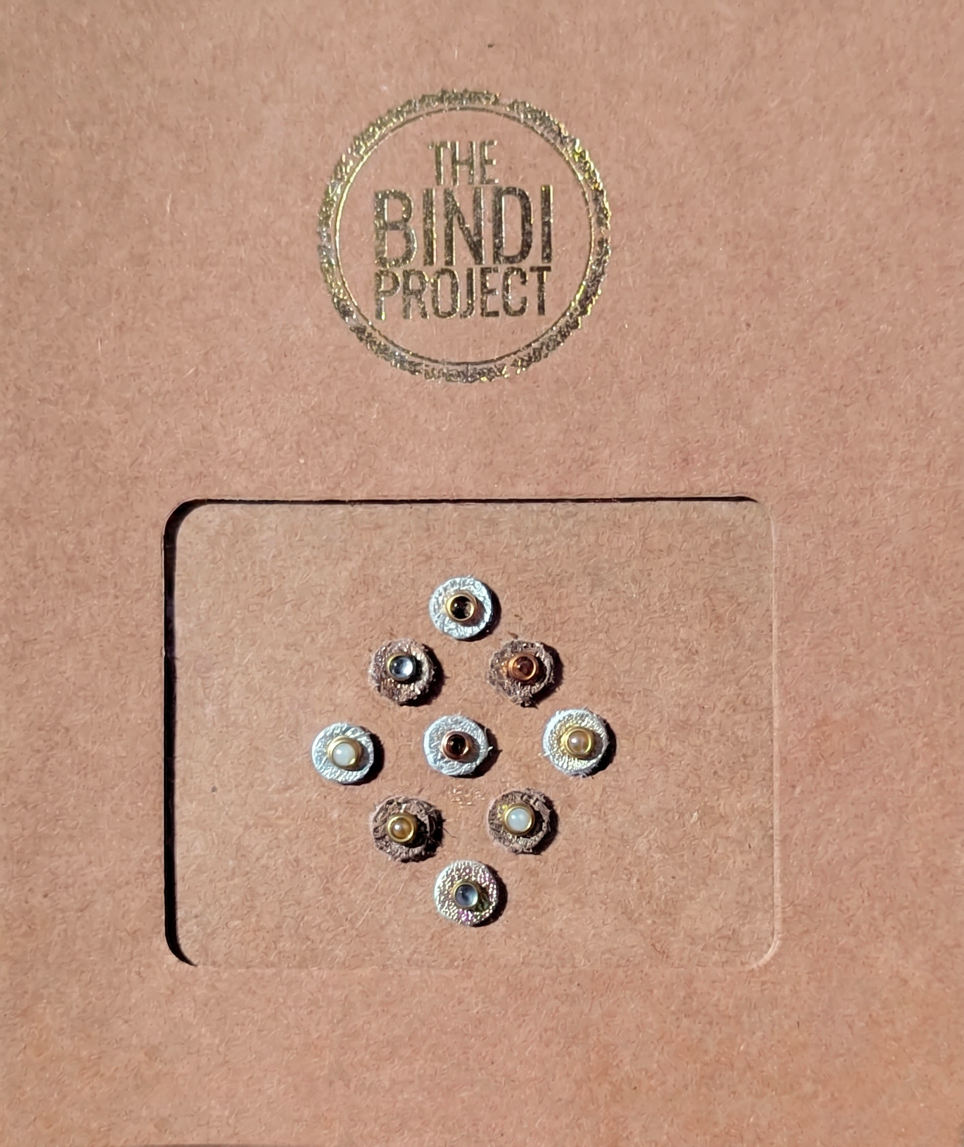 GAIA MINI (6-8mm, 9-Piece Artisanal Bindi Set)