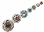 GAIA MIX – (6-18mm, 7pc Artisanal Bindi Set)