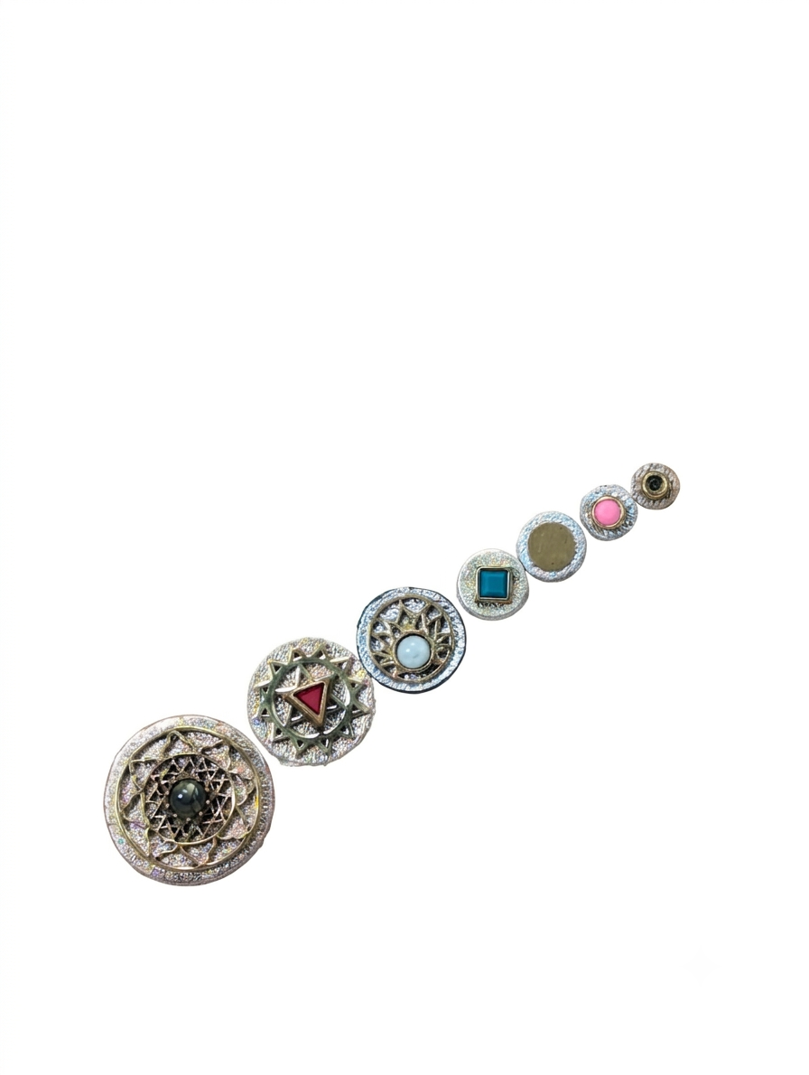 GAIA MIX – (6-18mm, 7pc Artisanal Bindi Set)