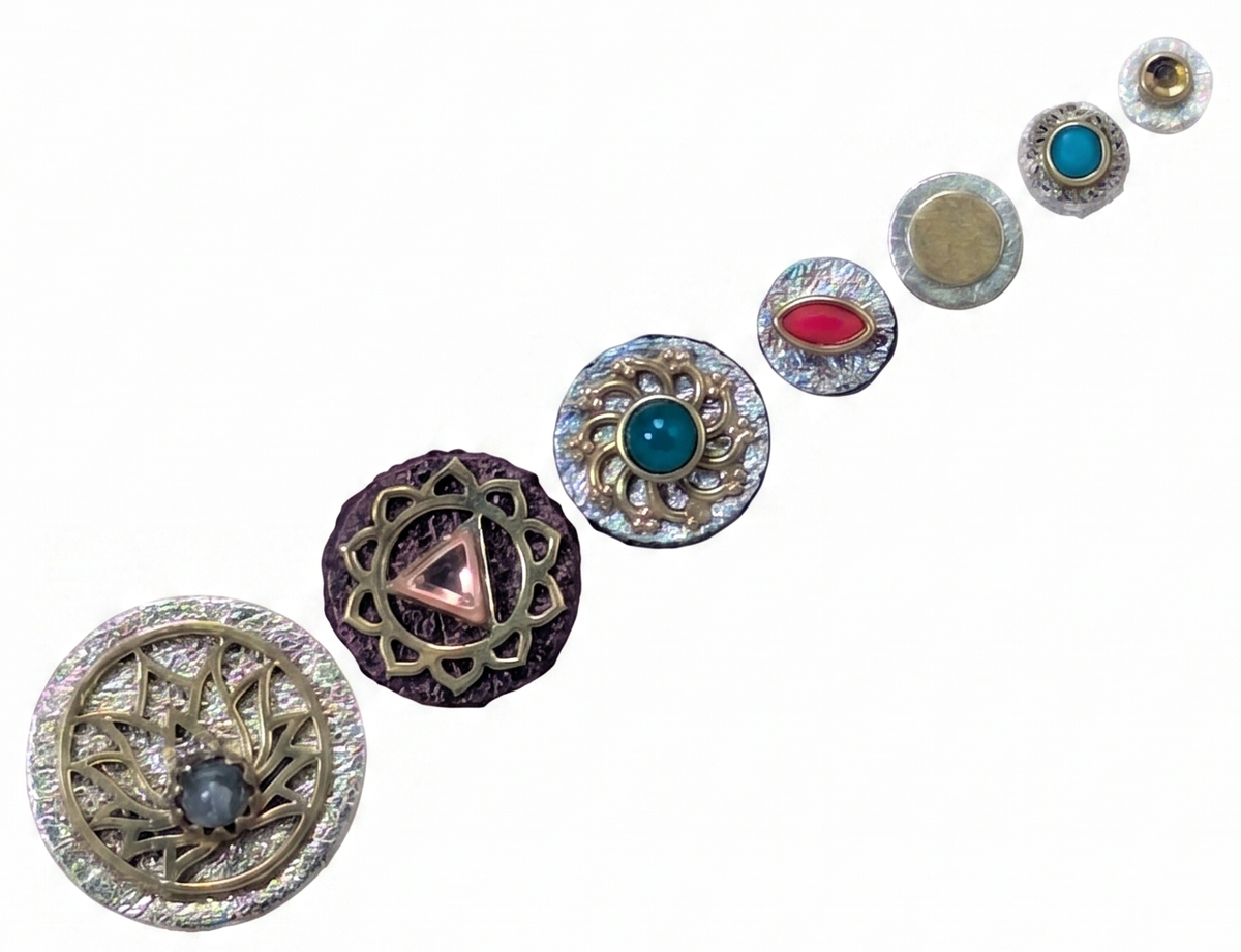 GAIA MIX – (6-18mm, 7pc Artisanal Bindi Set)