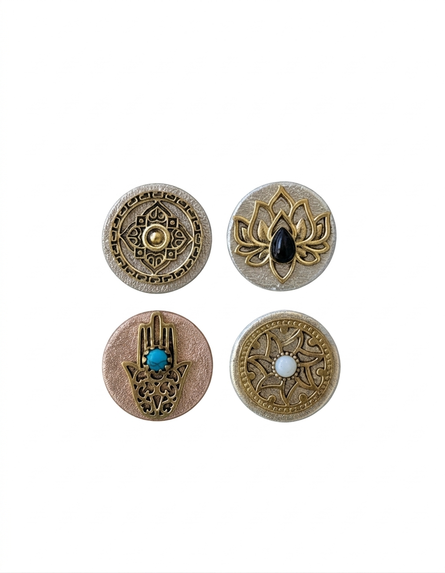 GAIA XL — COSMIC CROWN (18mm, 4pc Statement Bindi Set)