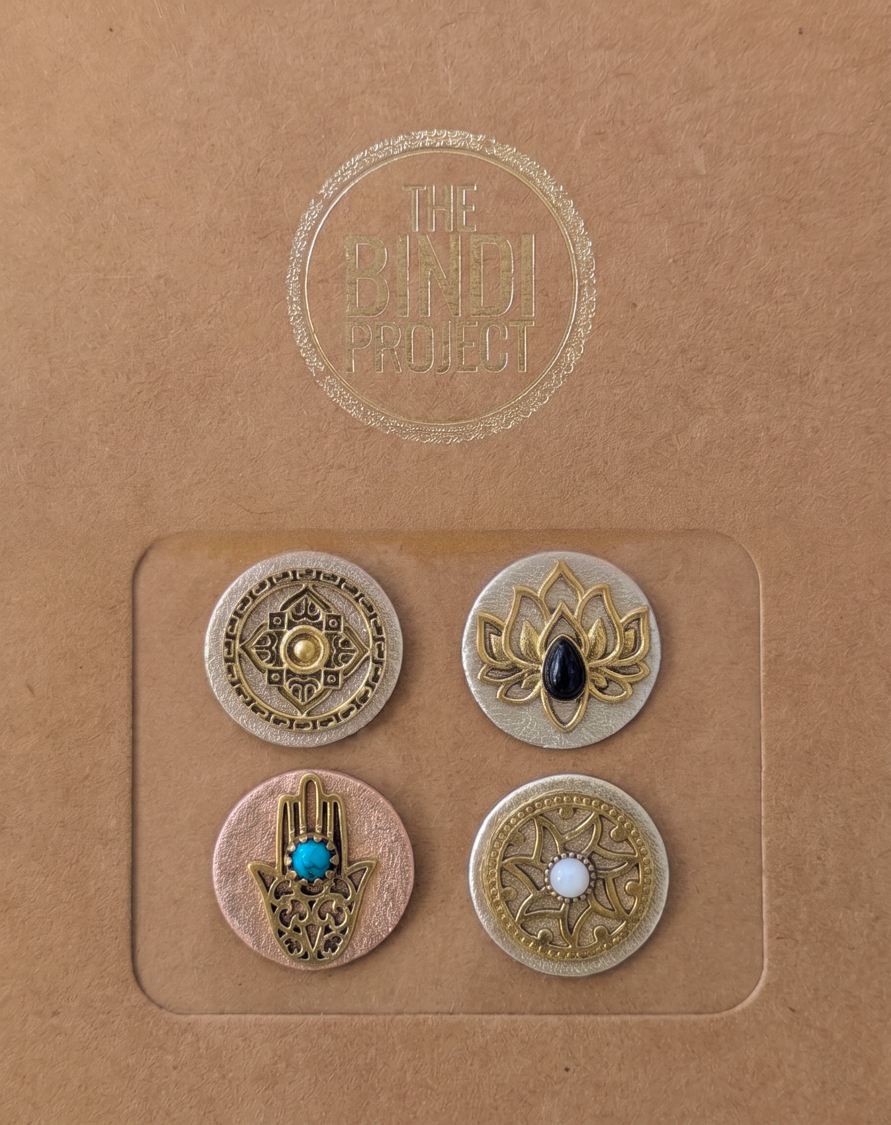 GAIA XL — COSMIC CROWN (18mm, 4pc Statement Bindi Set)