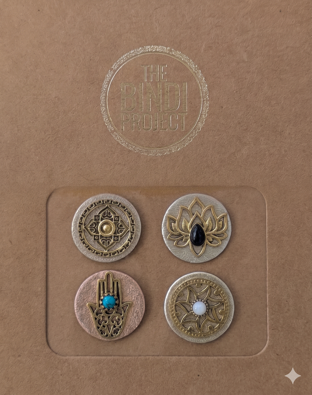 GAIA XL — COSMIC CROWN (18mm, 4pc Statement Bindi Set)