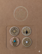GAIA XL — COSMIC CROWN (18mm, 4pc Statement Bindi Set)