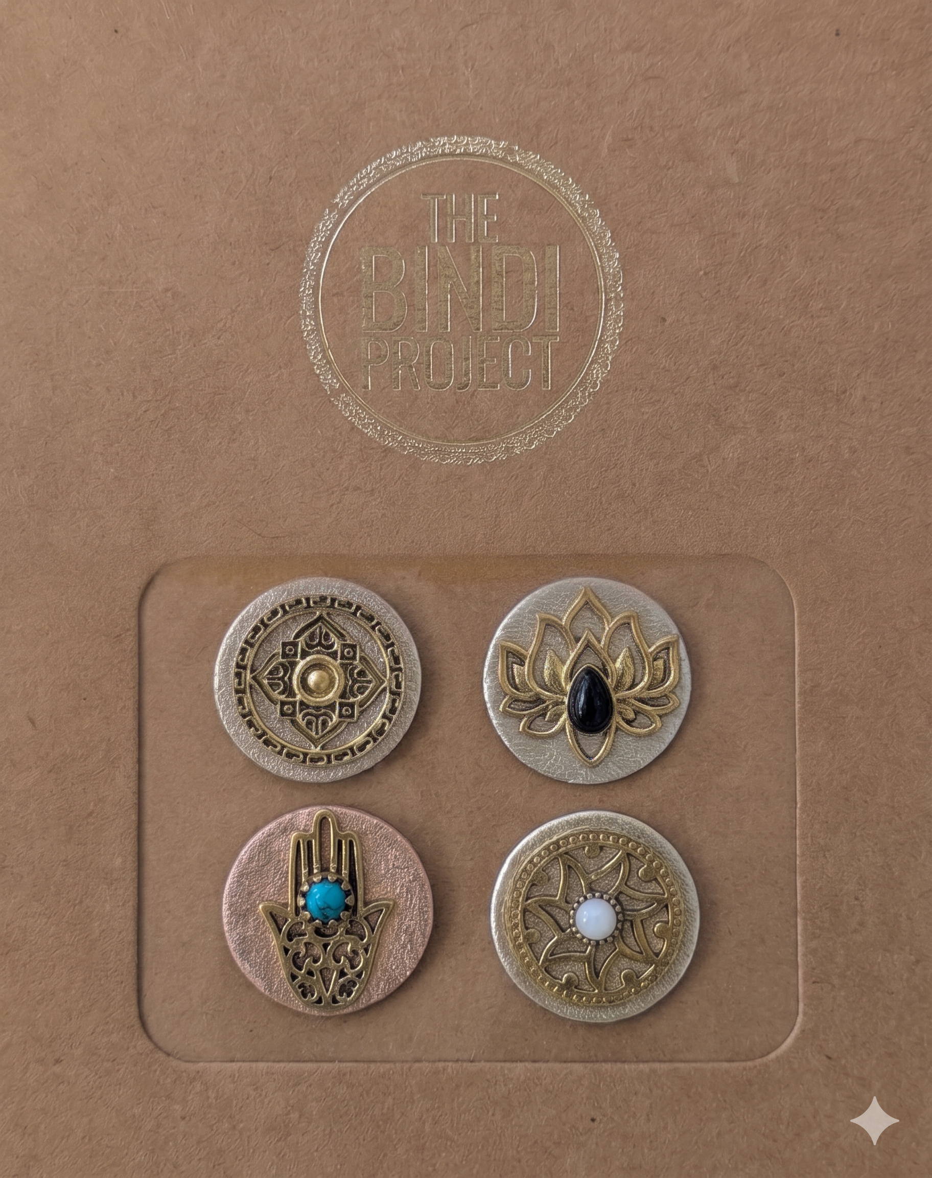 GAIA XL — COSMIC CROWN (18mm, 4pc Statement Bindi Set)
