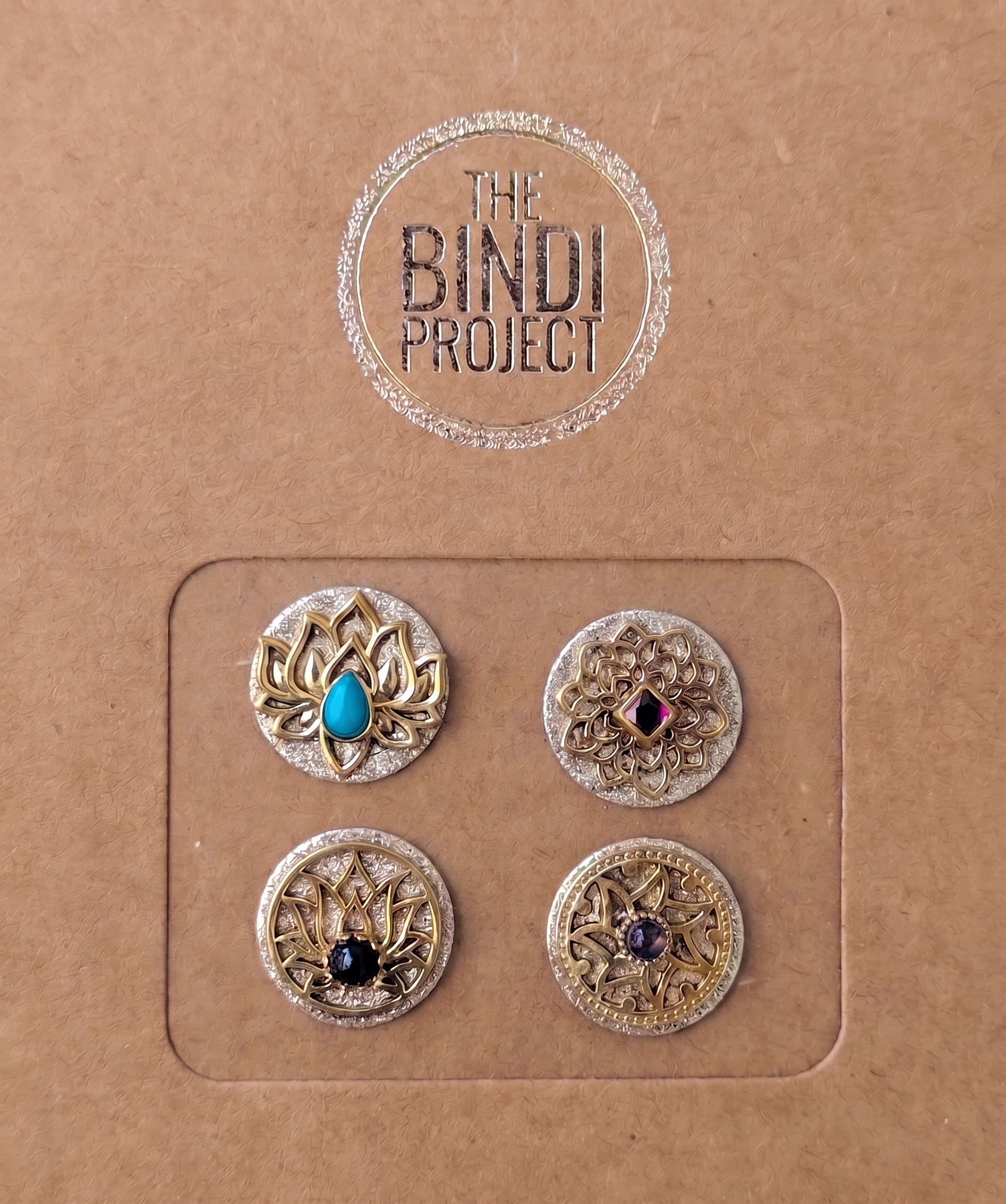 GAIA XL — COSMIC CROWN (18mm, 4pc Statement Bindi Set)