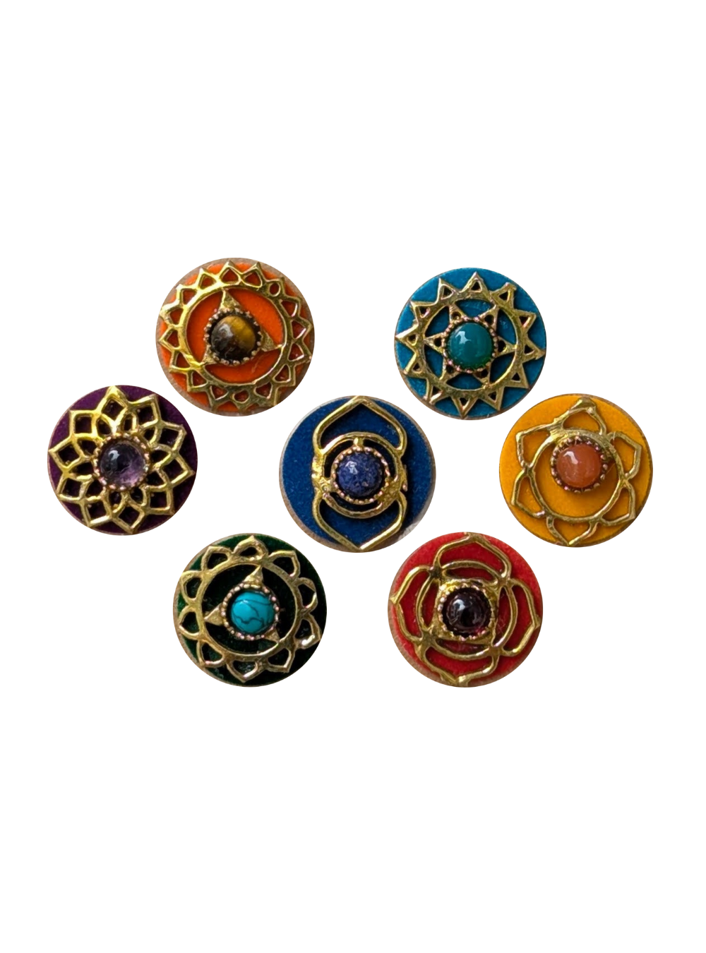 KUNDALINI — The Full Chakra Bloom (14mm, 7pc Collector’s Pack)