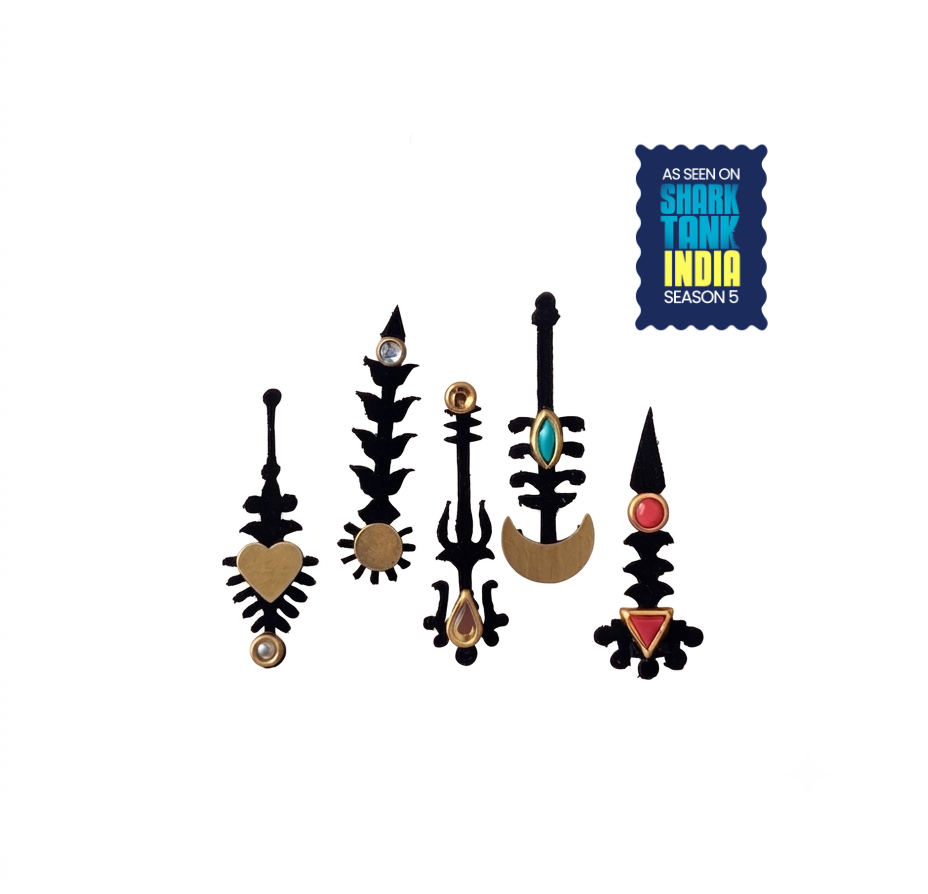 KALI (18mm, 5pc set) Limited Edition XL Bindi Set