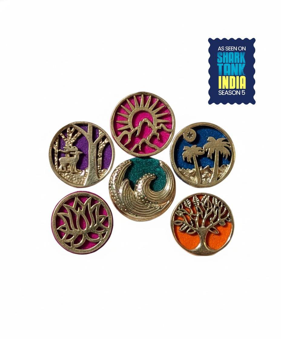 KAMAKHYA — Sacred Geometry (18mm, 6pc set)