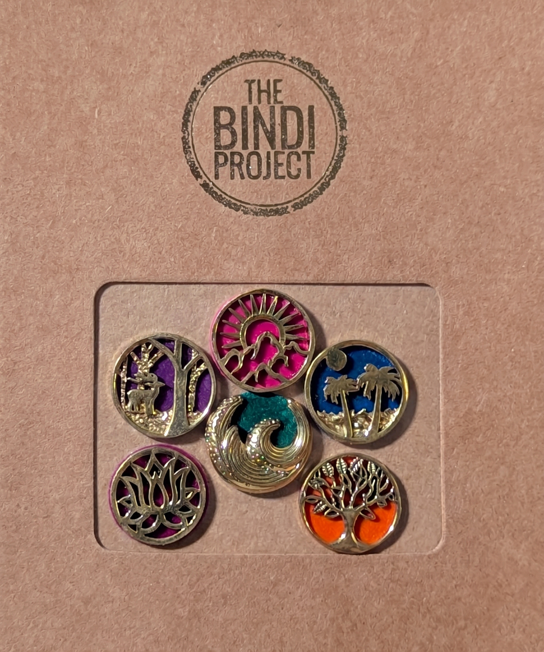 KAMAKHYA — Sacred Geometry (18mm, 6pc set)
