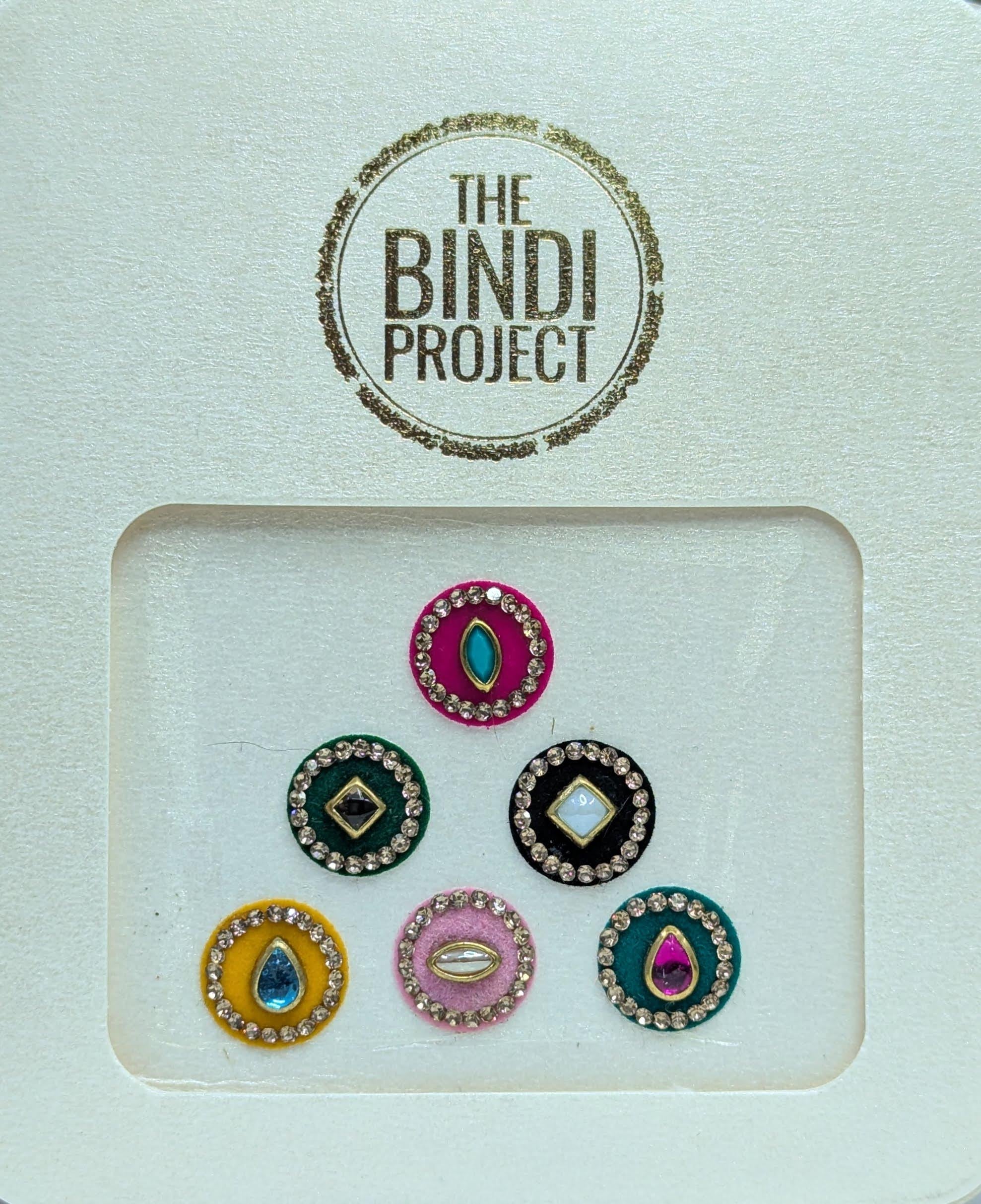 DEVYANI — Jewel Halo Set (6pc)