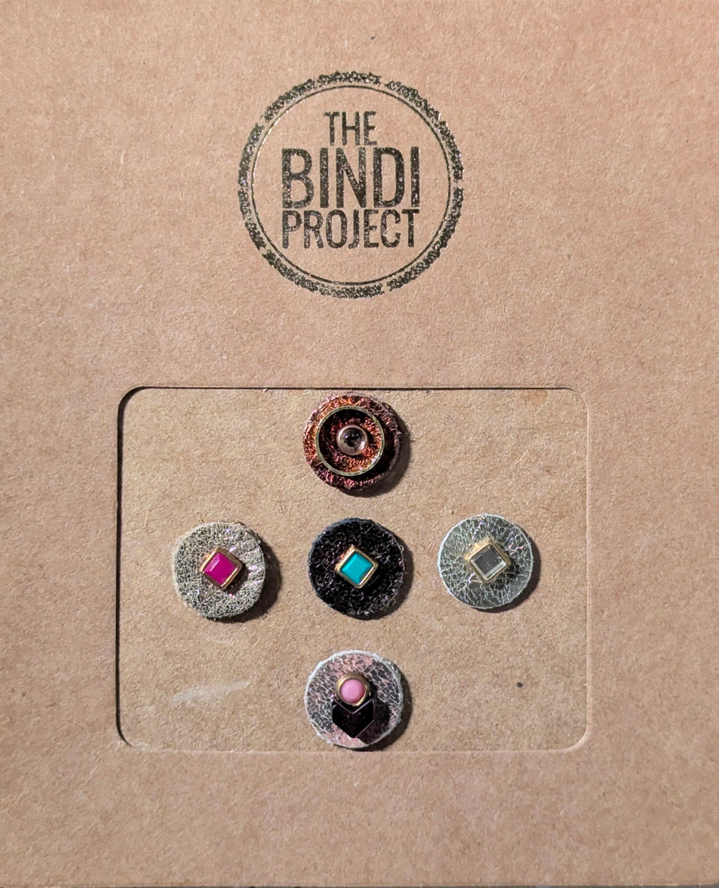 GAIA – M (14mm, 5pc Artisanal Bindi Set)