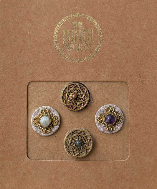 GAIA – L — COSMIC CROWN (4pc Statement Bindi Set)