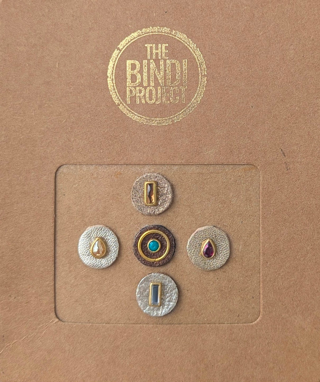 GAIA – M (14mm, 5pc Artisanal Bindi Set)