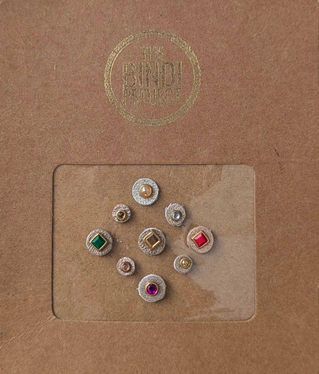 GAIA MINI (6-8mm, 9-Piece Artisanal Bindi Set)