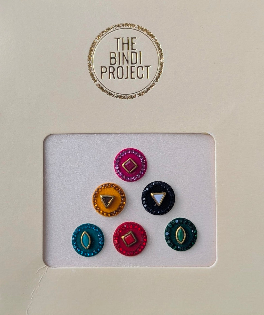 DEVYANI — Jewel Halo Set (12mm,6pc set)