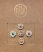 GAIA – M (14mm, 5pc Artisanal Bindi Set)