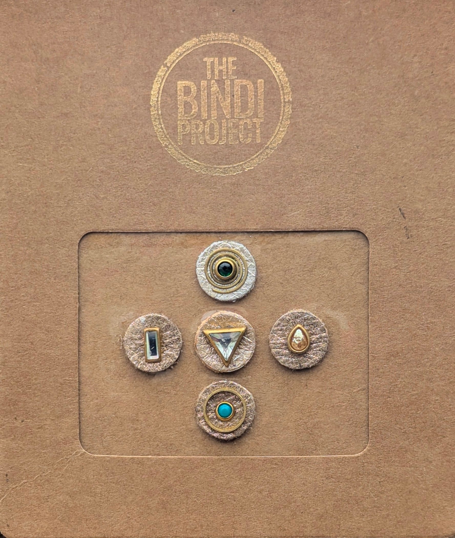 GAIA – M (14mm, 5pc Artisanal Bindi Set)