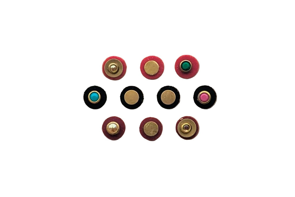 RUHANI RUH  S— (8mm, 10-Piece Statement Bindi Set)
