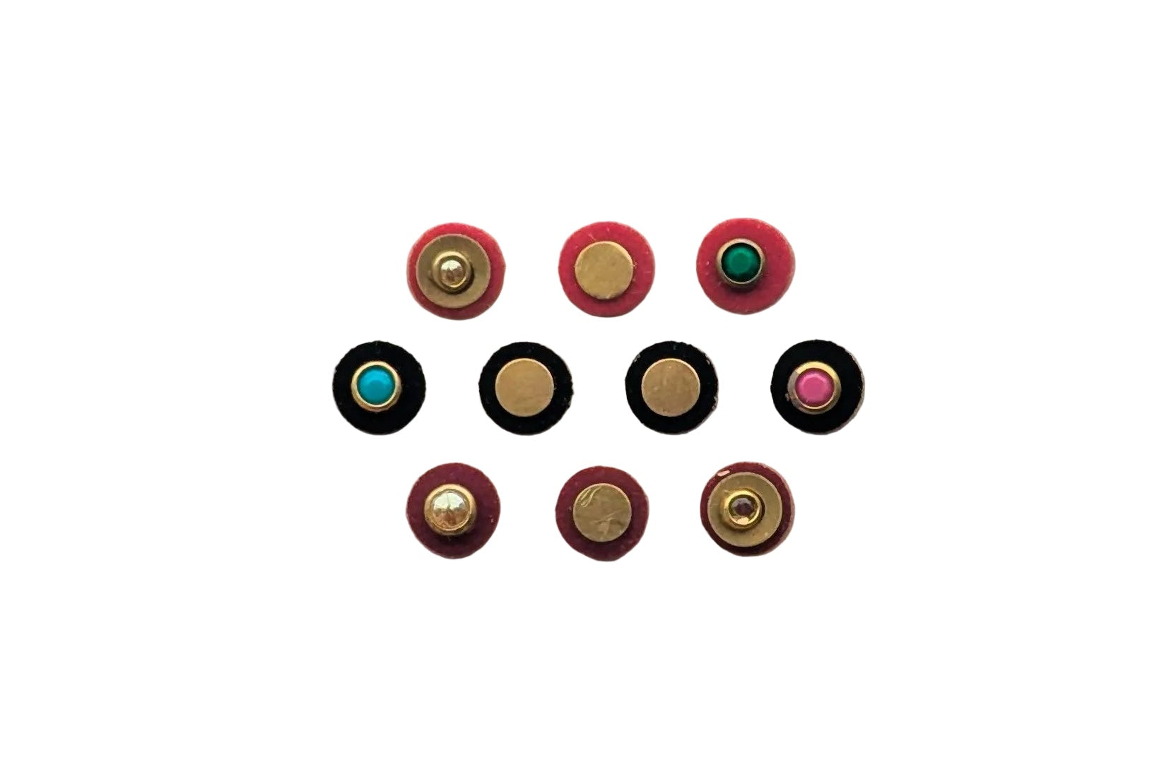 RUHANI RUH  S— (8mm, 10-Piece Statement Bindi Set)