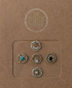 GAIA M (14mm, 5pc Artisanal Bindi Set)