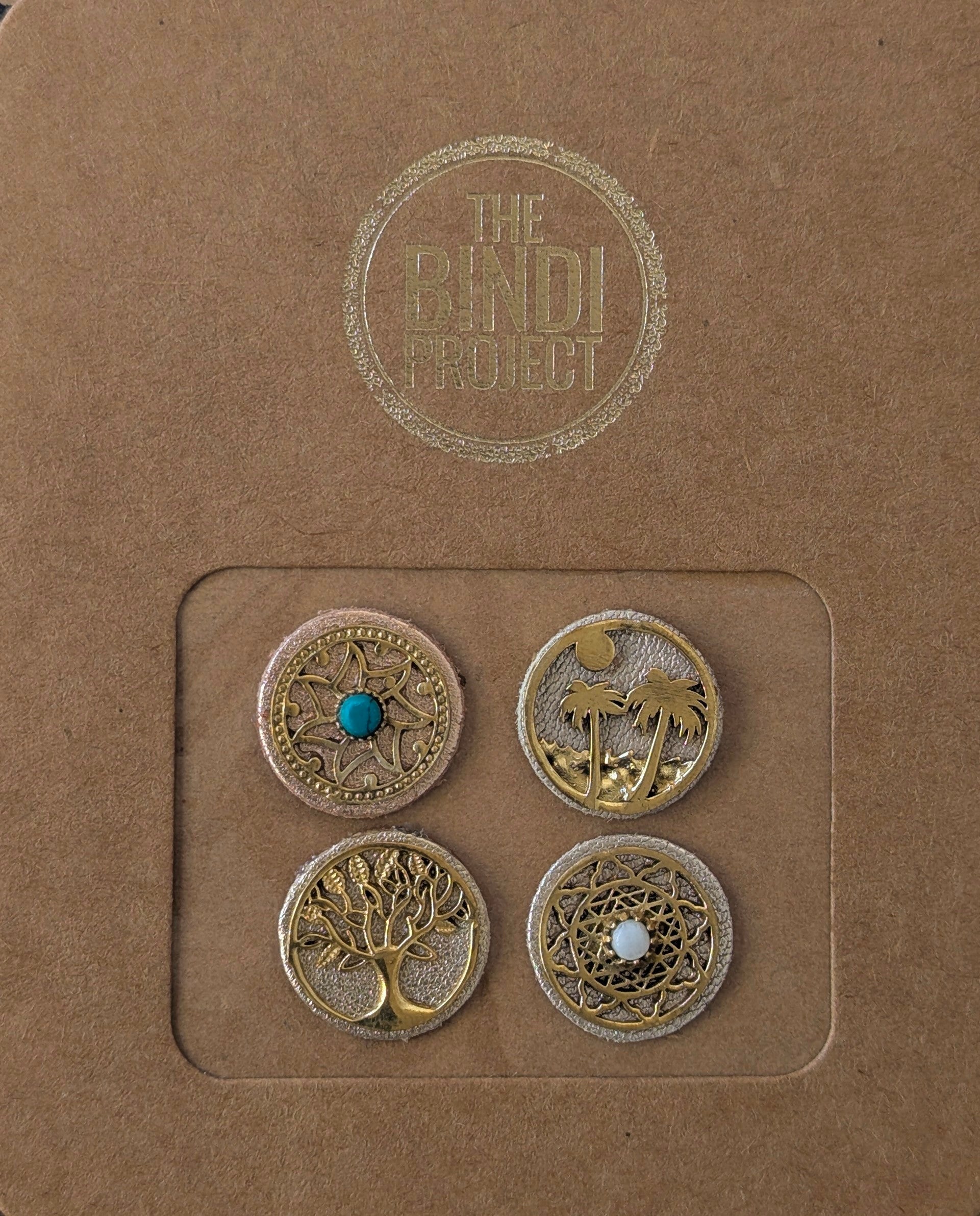 GAIA – XL — COSMIC CROWN (18mm, 4pc Statement Bindi Set)