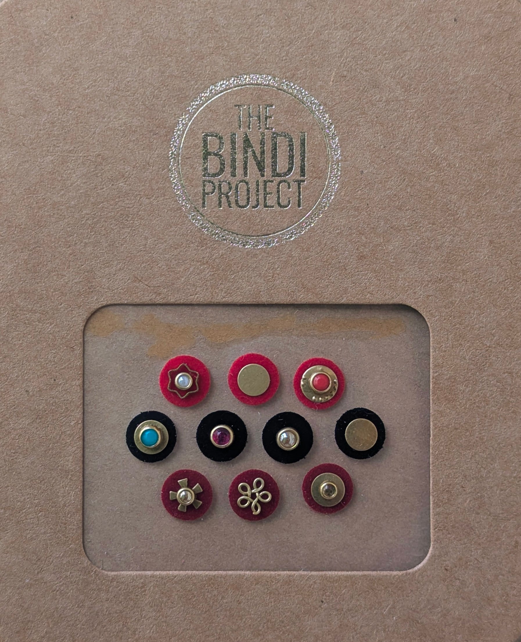 RUHANI RUH — (10mm, 10-Piece Statement Bindi Set)