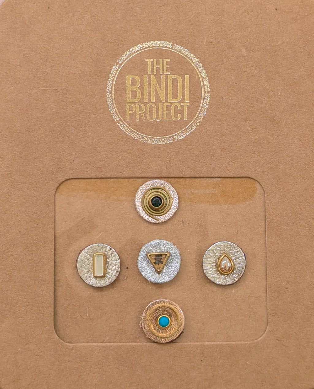GAIA M (14mm, 5pc Artisanal Bindi Set)