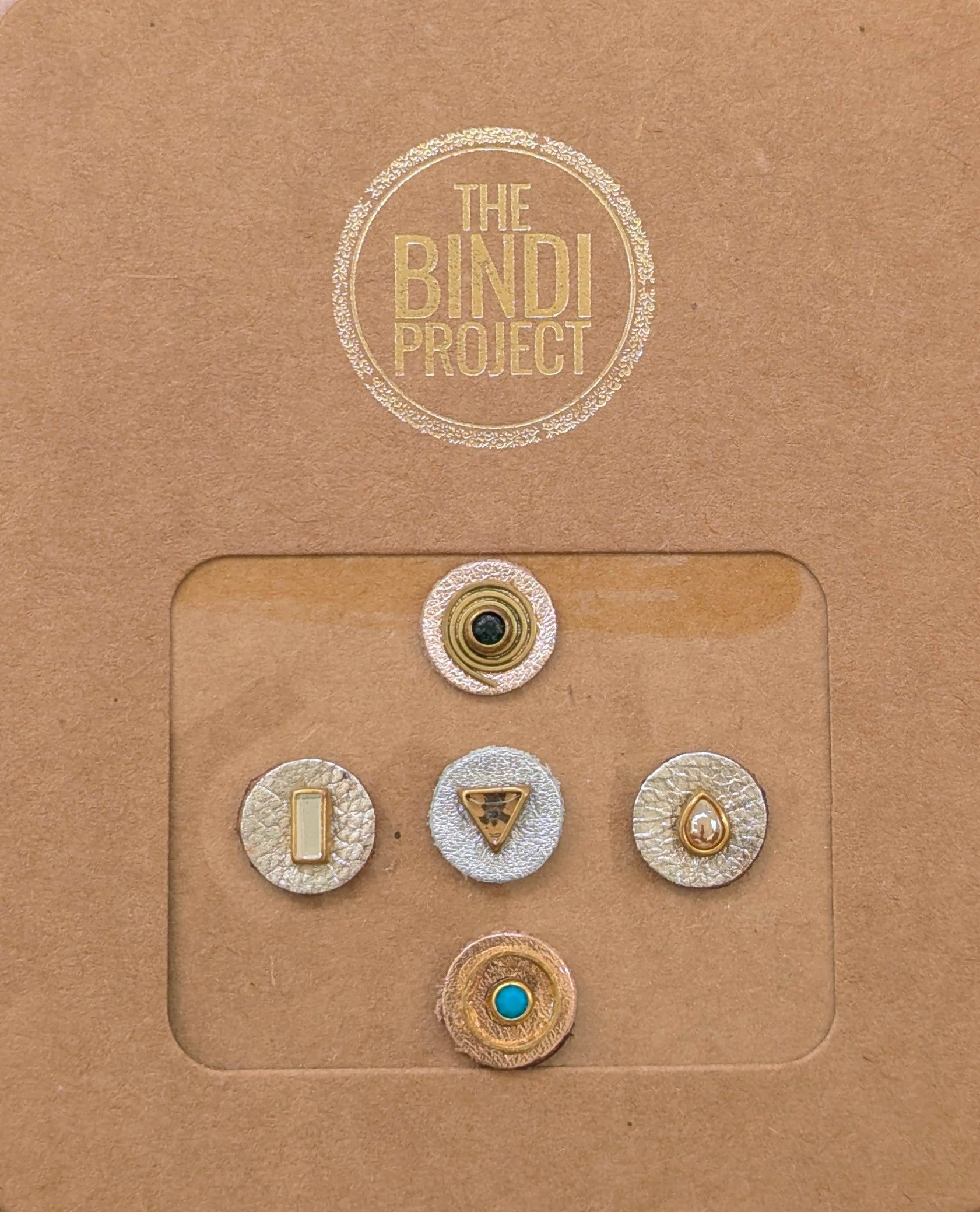 GAIA – M (14mm, 5pc Artisanal Bindi Set)