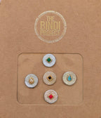 GAIA M (14mm, 5pc Artisanal Bindi Set)