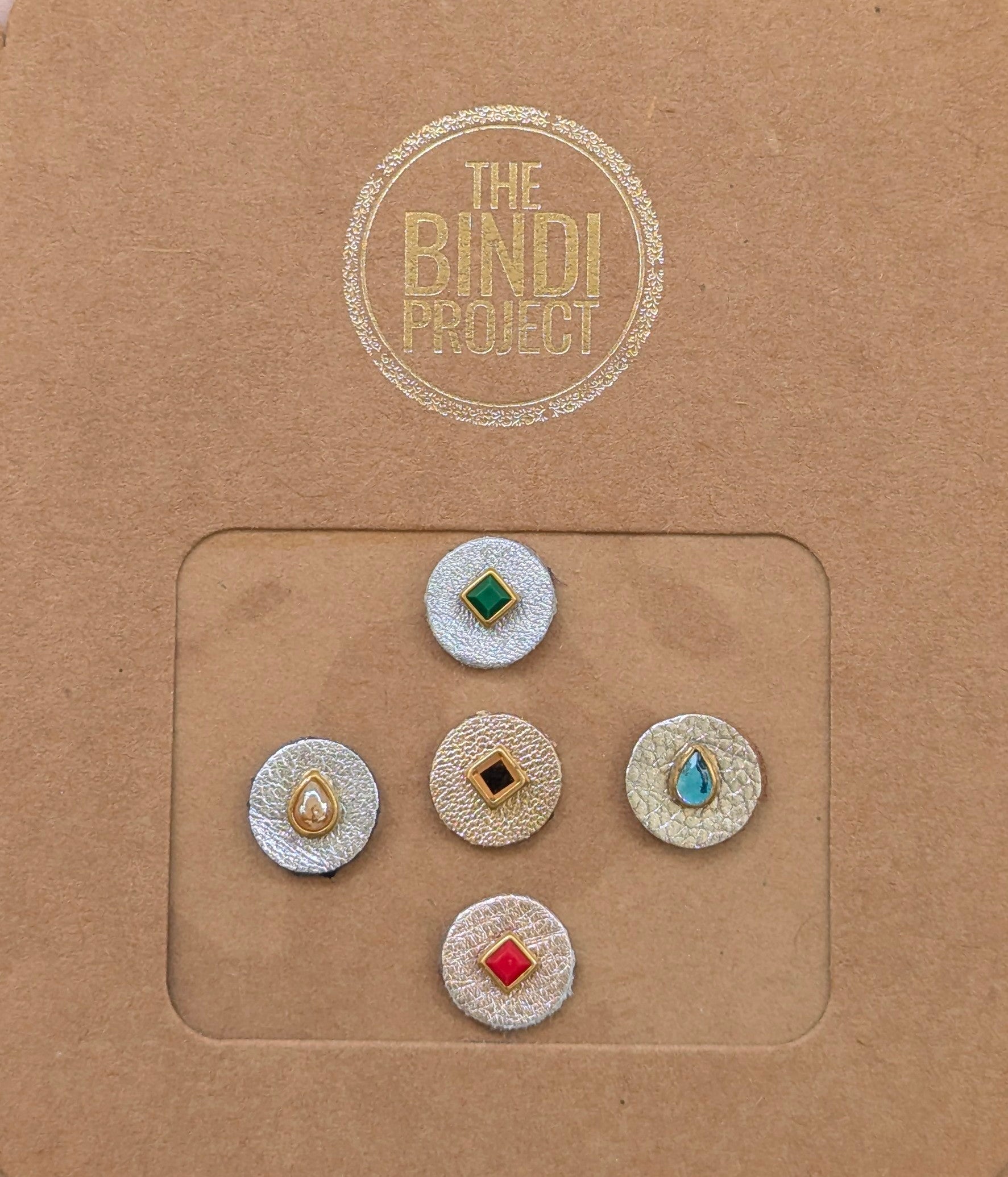 GAIA – M (14mm, 5pc Artisanal Bindi Set)