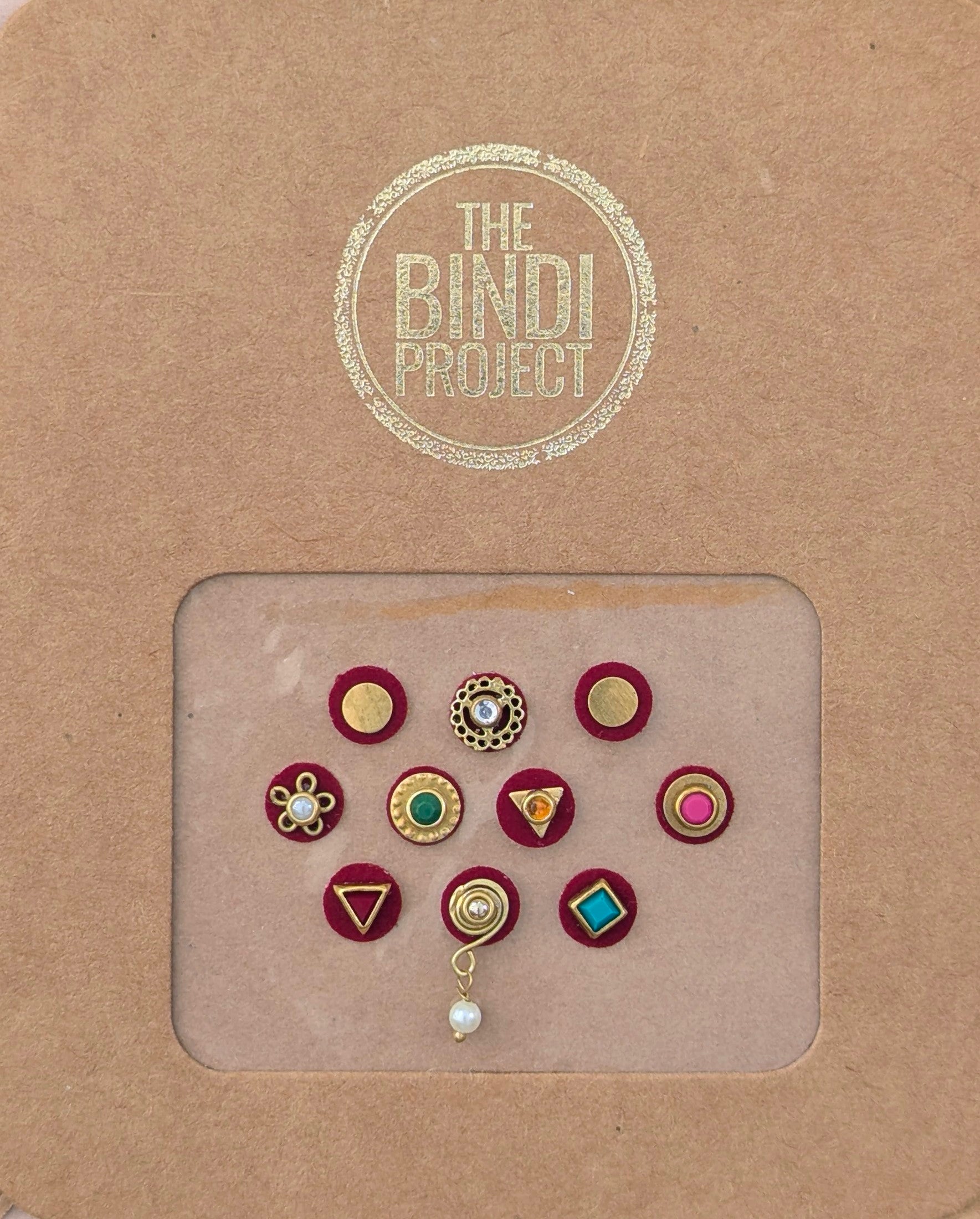 RUHANI RUH  S— (8mm, 10-Piece Statement Bindi Set)