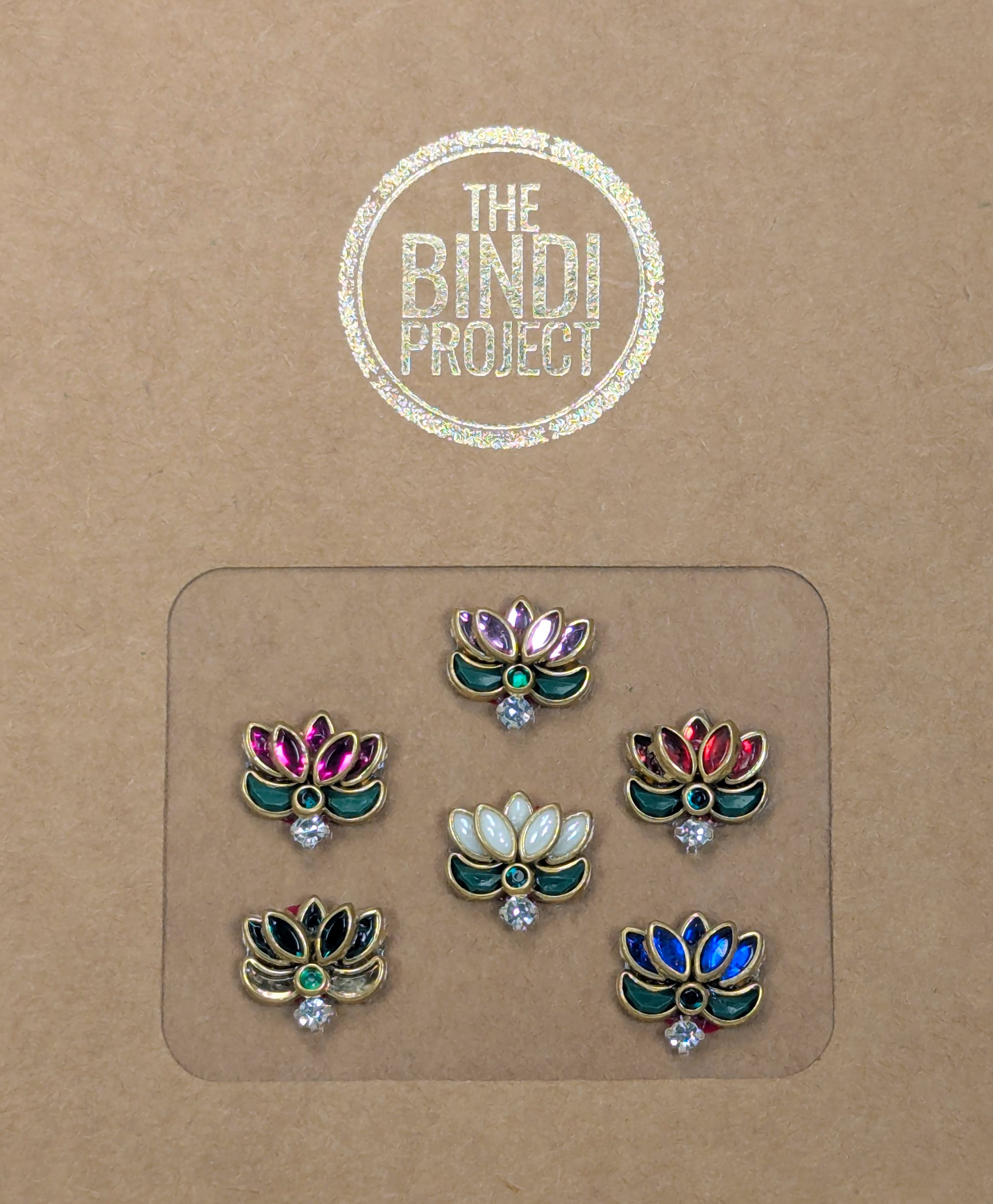 PADMA L — Bloom Boldly (16mm, 6pc Beaded Lotus Set)