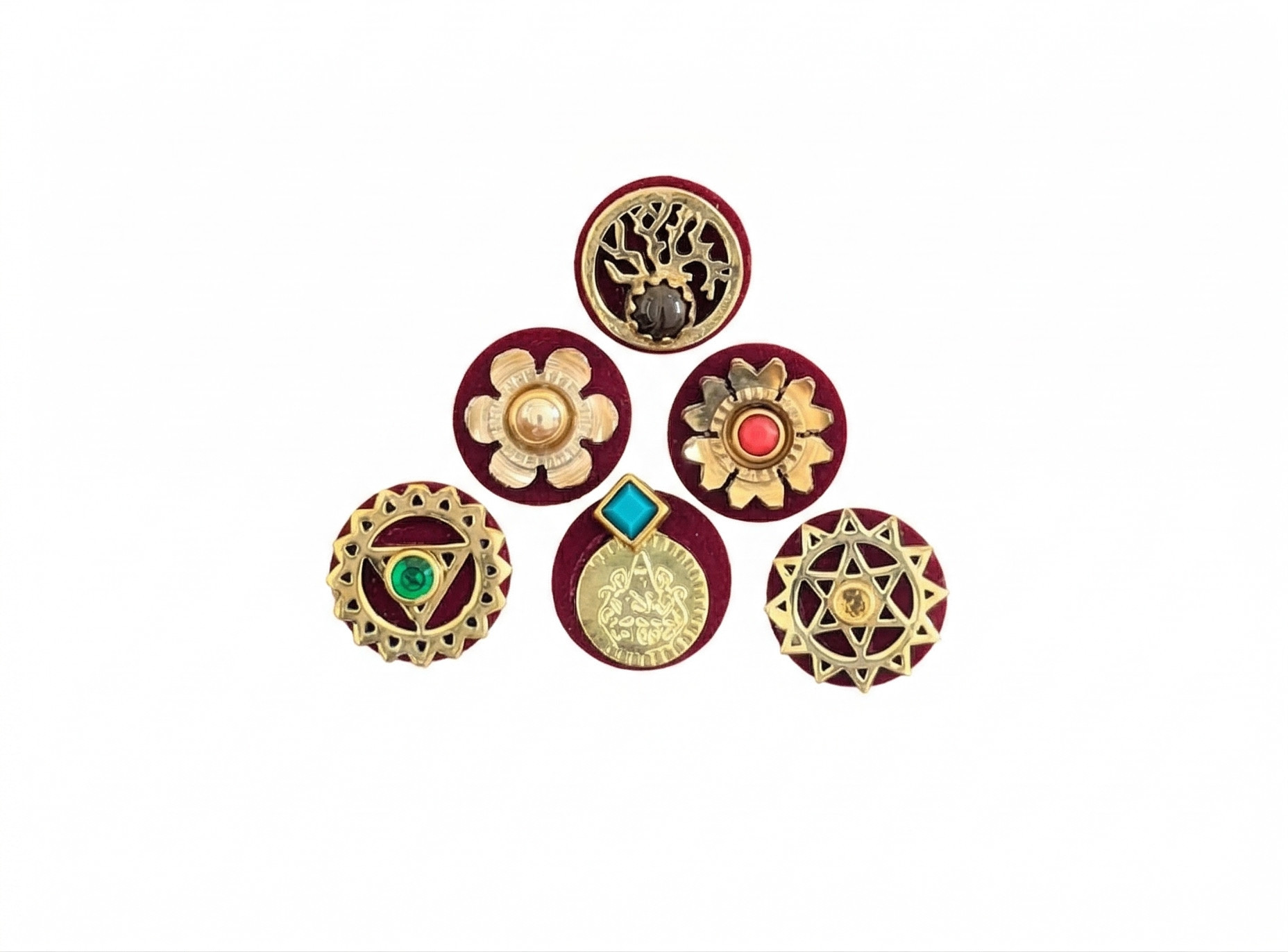 PARVATI M — Sacred Geometry Series (14mm, 6pc Set)