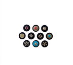 RUHANI RUH BLACK (10mm, 10pc)