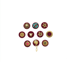 RUHANI RUHANI MAROON (10mm, 10pc)
