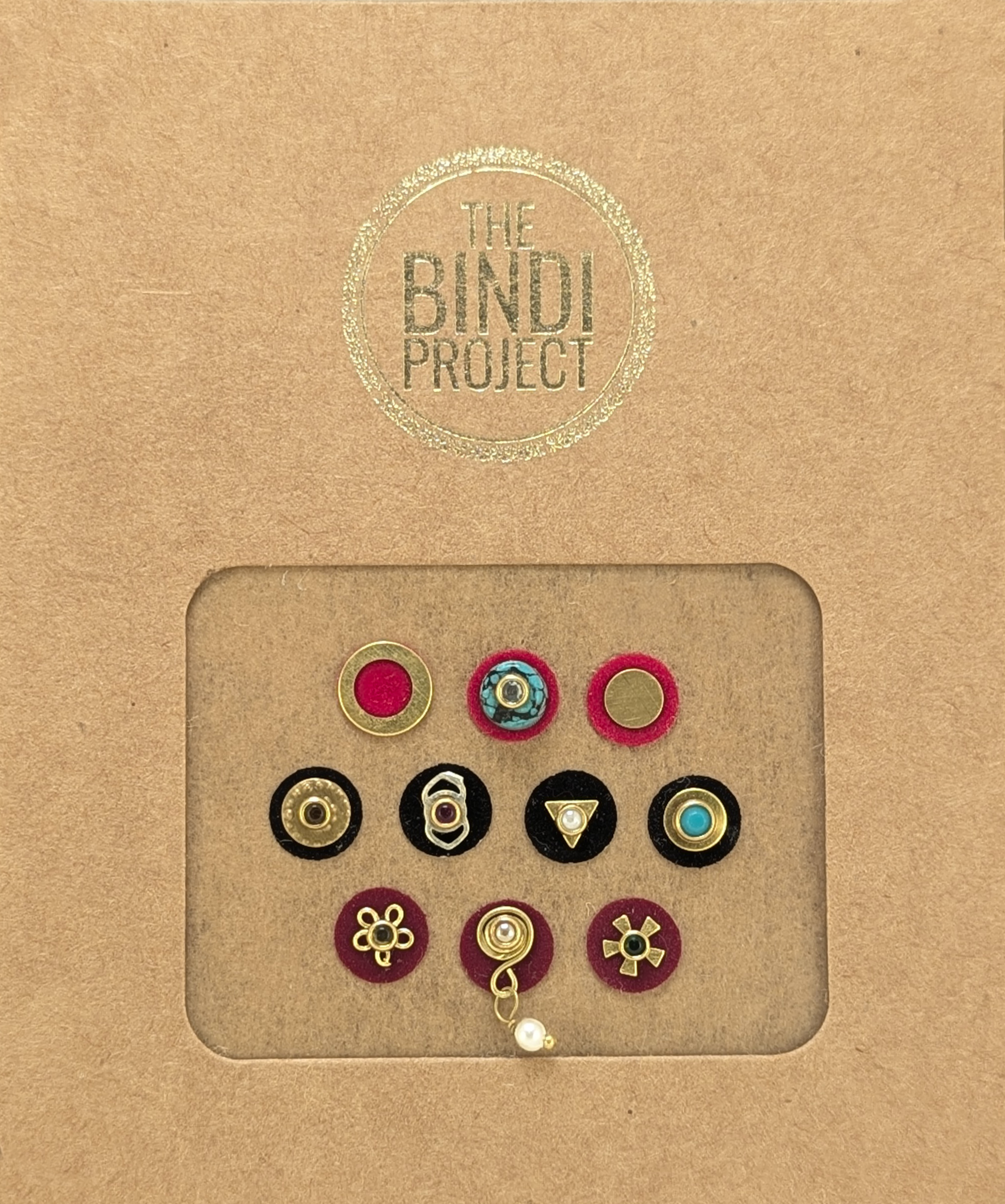 RUHANI RUH  (10mm, 10pc Statement Bindi Set)